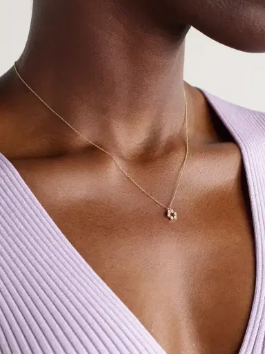 Sophie Bille Brahe Luna 18-karat Recycled Gold Diamond Necklace | Thumbnail 2 Sophie Bille Brahe Luna 18-karat Recycled Gold Diamond Necklace | Thumbnail 2