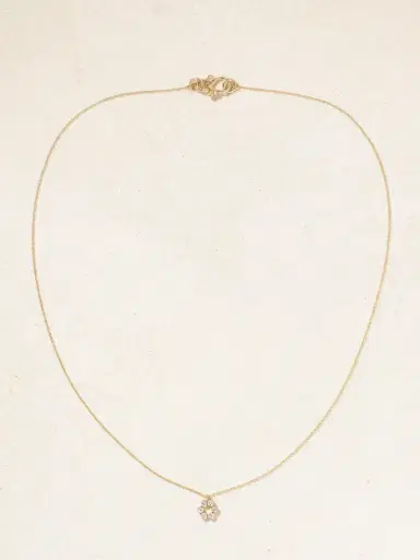 Sophie Bille Brahe Luna 18-karat Recycled Gold Diamond Necklace | Thumbnail 4 Sophie Bille Brahe Luna 18-karat Recycled Gold Diamond Necklace | Thumbnail 4