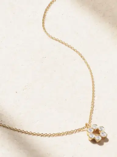 Sophie Bille Brahe Luna 18-karat Recycled Gold Diamond Necklace | Thumbnail 1 Sophie Bille Brahe Luna 18-karat Recycled Gold Diamond Necklace | Thumbnail 1