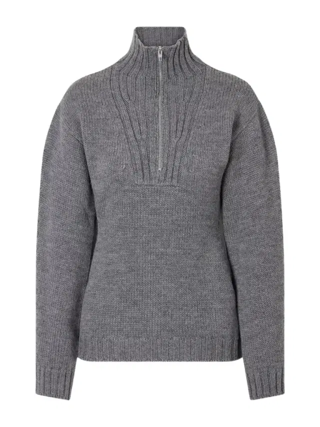 Jil Sander Ribbed-knit Wool Half-zip Turtleneck Sweater