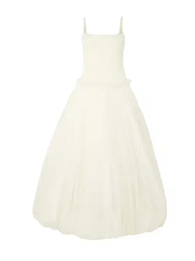 Danielle Frankel Guinevere Shirred Grosgrain-trimmed Tulle Gown | Thumbnail 1 Danielle Frankel Guinevere Shirred Grosgrain-trimmed Tulle Gown | Thumbnail 1