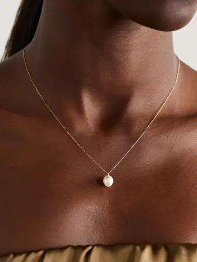Mateo 14-karat Gold, Pearl And Diamond Necklace | Thumbnail 2 Mateo 14-karat Gold, Pearl And Diamond Necklace | Thumbnail 2