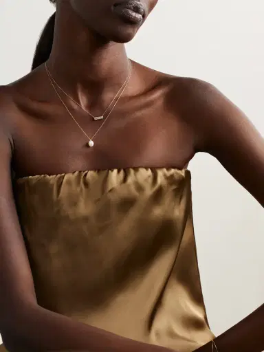 Mateo 14-karat Gold, Pearl And Diamond Necklace | Thumbnail 5 Mateo 14-karat Gold, Pearl And Diamond Necklace | Thumbnail 5
