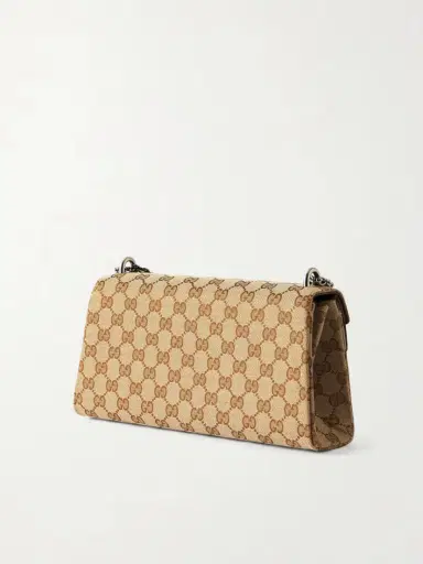 Gucci Dionysus Small Embellished Printed Coated-canvas And Suede Shoulder Bag | Thumbnail 4 Gucci Dionysus Small Embellished Printed Coated-canvas And Suede Shoulder Bag | Thumbnail 4