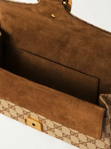 Gucci Dionysus Small Embellished Printed Coated-canvas And Suede Shoulder Bag | Thumbnail 6 Gucci Dionysus Small Embellished Printed Coated-canvas And Suede Shoulder Bag | Thumbnail 6
