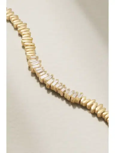 Suzanne Kalan 18-karat Gold Diamond Bracelet | Thumbnail 4