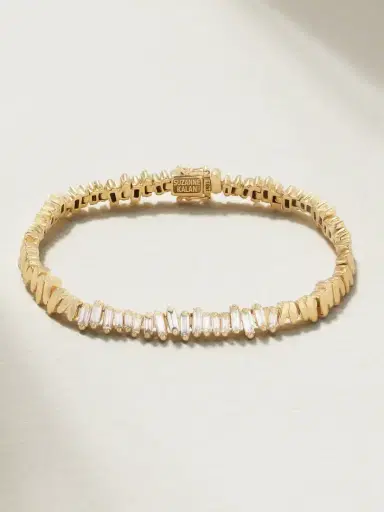 Suzanne Kalan 18-karat Gold Diamond Bracelet | Thumbnail 1