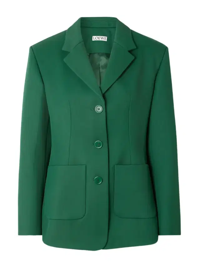 Wool-blend Twill Blazer