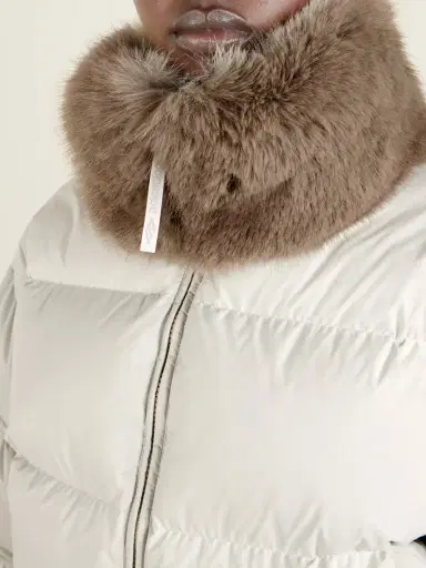 Balenciaga Plush-trimmed Padded Quilted Shell Down Jacket | Thumbnail 5 Balenciaga Plush-trimmed Padded Quilted Shell Down Jacket | Thumbnail 5