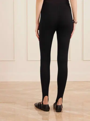 LESET Rio Stretch-ponte Stirrup Leggings | Thumbnail 4