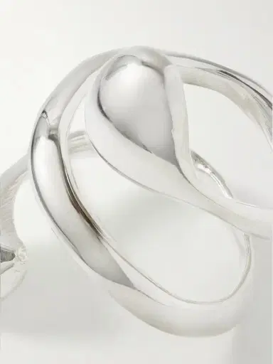 AGMES Dual Flora Recycled Silver Ring | Thumbnail 4 AGMES Dual Flora Recycled Silver Ring | Thumbnail 4