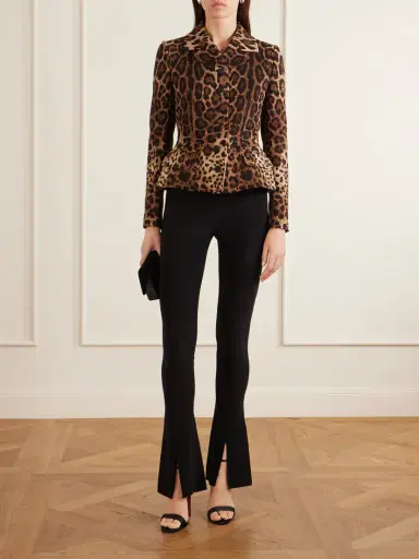 Dolce & Gabbana Leopard-print Wool Blazer | Thumbnail 2