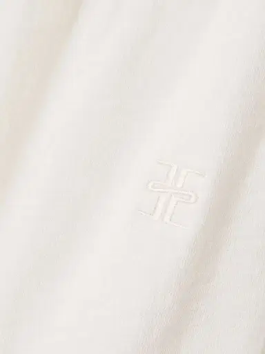 ÉTERNE Vinny Embroidered Tapered Cotton-jersey Track Pants | Thumbnail 4