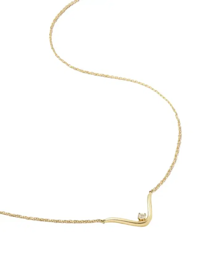14-karat Gold Diamond Necklace