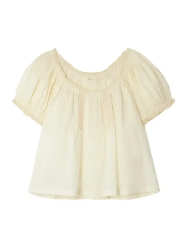 Frederica Lace-trimmed Organic Cotton-voile Blouse - Pastel yellow Frederica Lace-trimmed Organic Cotton-voile Blouse - Pastel yellow
