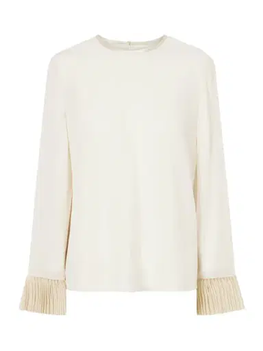 Valentino Garavani Silk Crepe De Chine Blouse | Thumbnail 1 Valentino Garavani Silk Crepe De Chine Blouse | Thumbnail 1