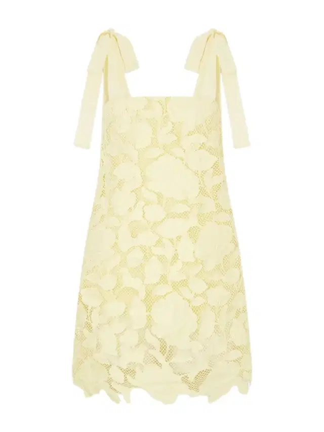 Marigold Cotton-lace Mini Dress