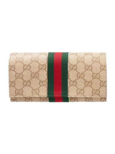 Gucci Long Leather Logo-printed Wallet | Thumbnail 1 Gucci Long Leather Logo-printed Wallet | Thumbnail 1