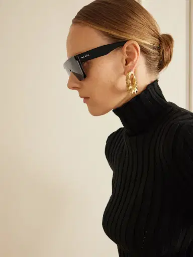 Alaïa D-frame Acetate Sunglasses | Thumbnail 4 Alaïa D-frame Acetate Sunglasses | Thumbnail 4