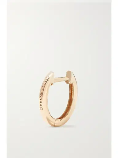 Anita Ko Huggies 18-karat Rose Gold Hoop Earrings | Thumbnail 3