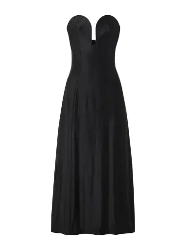 Rabanne Strapless Stretch-jersey Midi Dress | Thumbnail 1