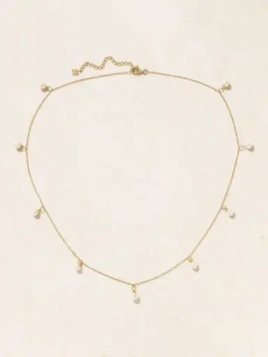 Mateo 14-karat Gold Pearl Necklace | Thumbnail 4