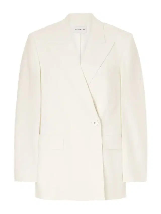 Double-breasted Wool And Mohair-blend Cady Blazer