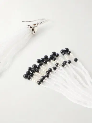 Le Sundial Odette Silver Multi-stone Earrings | Thumbnail 3