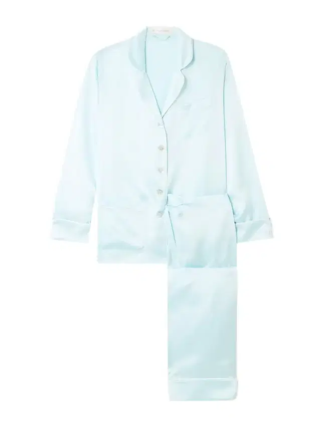 Coco Silk-satin Pajama Set