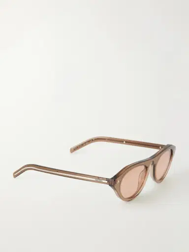 PRADA EYEWEAR D-frame Acetate Sunglasses - Mushroom | Thumbnail 3