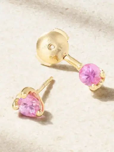 Anita Ko Orbit 18-karat Gold Sapphire Single Earring | Thumbnail 3
