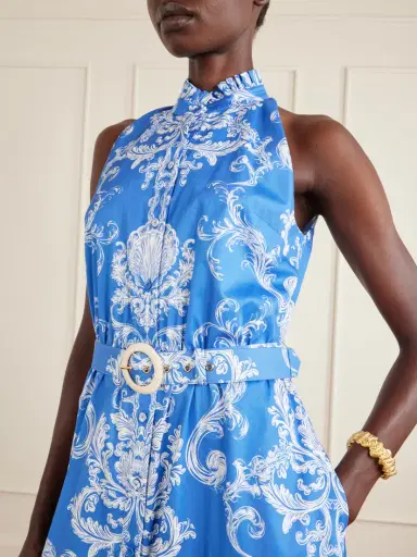 Borgo de Nor Biba Floral-printed Cotton Maxi Dress | Thumbnail 4 Borgo de Nor Biba Floral-printed Cotton Maxi Dress | Thumbnail 4