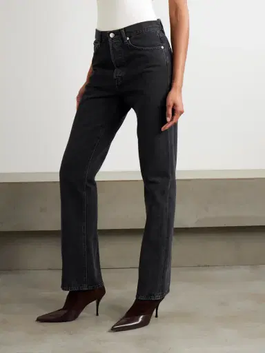 Frame The Vertical High-rise Straight Jeans | Thumbnail 3 Frame The Vertical High-rise Straight Jeans | Thumbnail 3