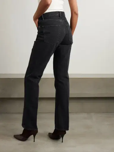 Frame The Vertical High-rise Straight Jeans | Thumbnail 4 Frame The Vertical High-rise Straight Jeans | Thumbnail 4
