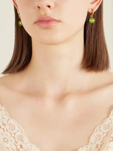Jennifer Behr Lillian Gold-tone Crystal Earrings | Thumbnail 2 Jennifer Behr Lillian Gold-tone Crystal Earrings | Thumbnail 2