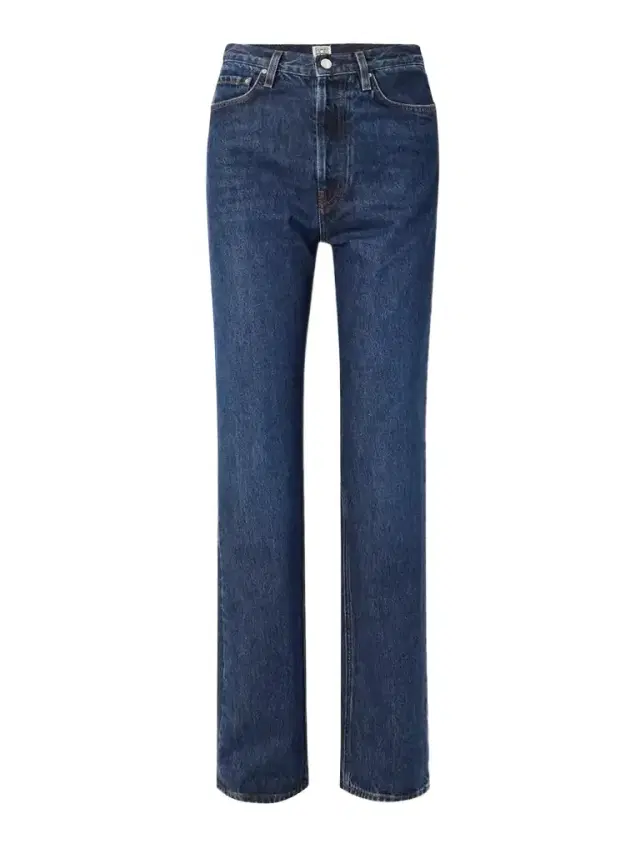 + Net Sustain High-rise Straight-leg Jeans - Dark denim