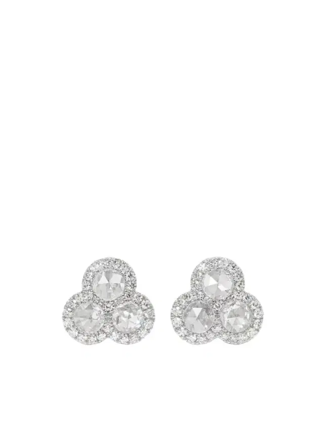 18-karat White Gold Diamond Earrings