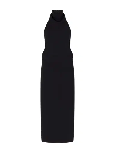Khaite Roxanne Crepe Midi Dress | Thumbnail 1 Khaite Roxanne Crepe Midi Dress | Thumbnail 1