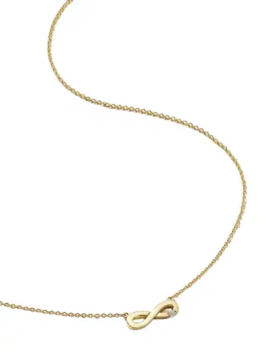 Jennifer Meyer Infinity 18-karat Gold Diamond Necklace | Thumbnail 1 Jennifer Meyer Infinity 18-karat Gold Diamond Necklace | Thumbnail 1