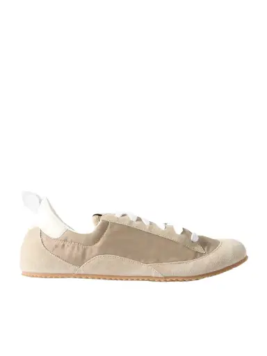 Jamie Haller Sacchetto Leather And Suede-trimmed Shell Sneakers | Thumbnail 1