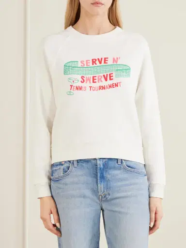 Mother The Itty Concert Printed Cotton-jersey Sweater | Thumbnail 3 Mother The Itty Concert Printed Cotton-jersey Sweater | Thumbnail 3