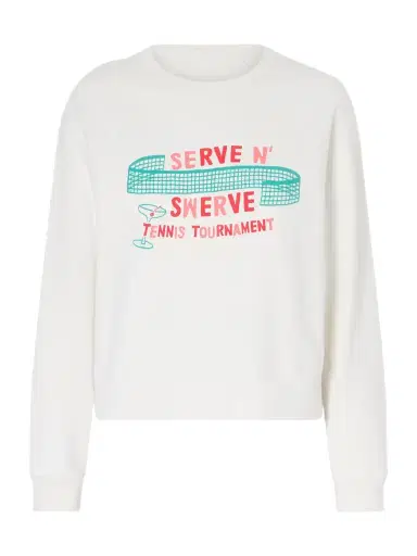 Mother The Itty Concert Printed Cotton-jersey Sweater | Thumbnail 1 Mother The Itty Concert Printed Cotton-jersey Sweater | Thumbnail 1