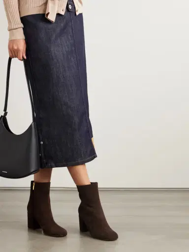 Gianvito Rossi Joelle 70 Suede Ankle Boots | Thumbnail 2 Gianvito Rossi Joelle 70 Suede Ankle Boots | Thumbnail 2