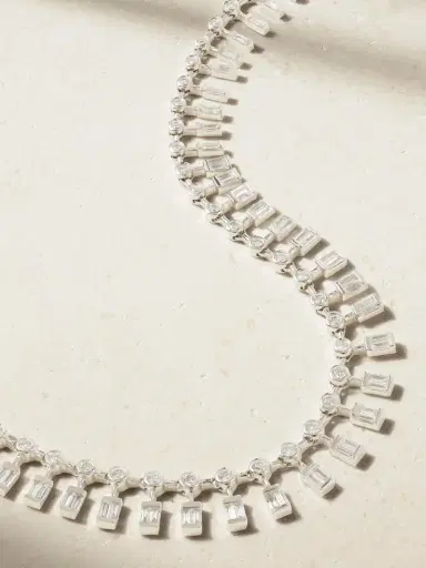 SHAY 18-karat White Gold Diamond Necklace | Thumbnail 4 SHAY 18-karat White Gold Diamond Necklace | Thumbnail 4