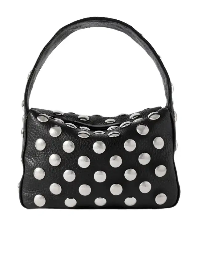 Elena Small Studded Textured-leather Shoulder Bag