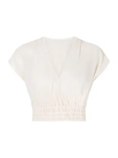 Lemlem Alia Striped Cropped Cotton Top | Thumbnail 1