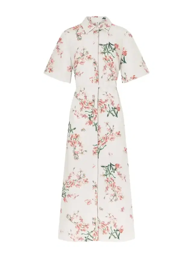 Erdem Floral-print Cotton-poplin Midi Dress