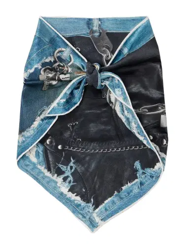 Acne Studios Printed Silk Scarf | Thumbnail 1