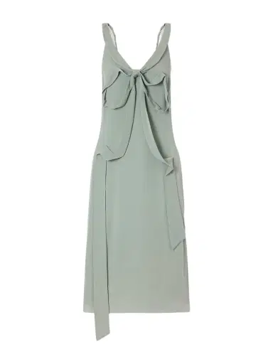 Acne Studios Dowla Silk Crepe De Chine Midi Dress | Thumbnail 1