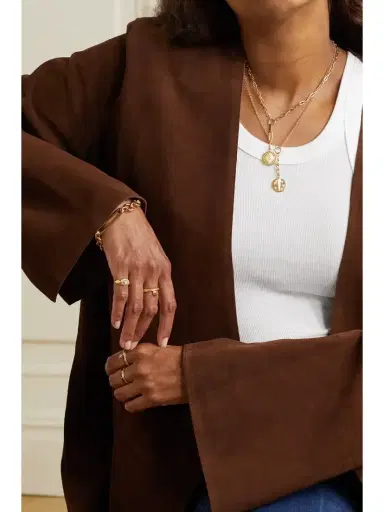 Foundrae + Net Sustain Strength 18-karat Recycled Gold Diamond Necklace | Thumbnail 5